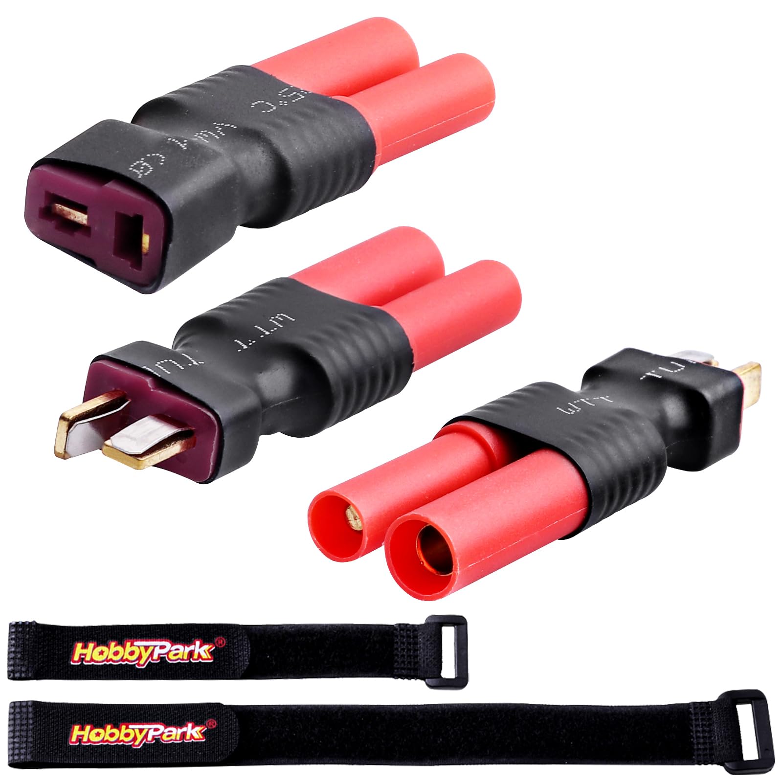 Amazon.com: Hobbypark Deans T Plug to HXT 4mm Connector Adapter RC