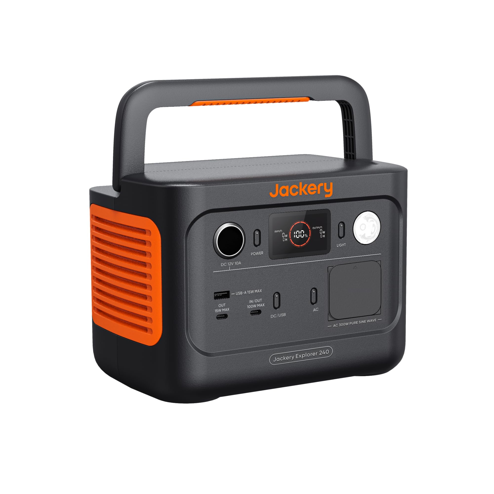 Jackery Explorer 240 v2 Tragbare Powerstation, 256Wh LiFePO4 