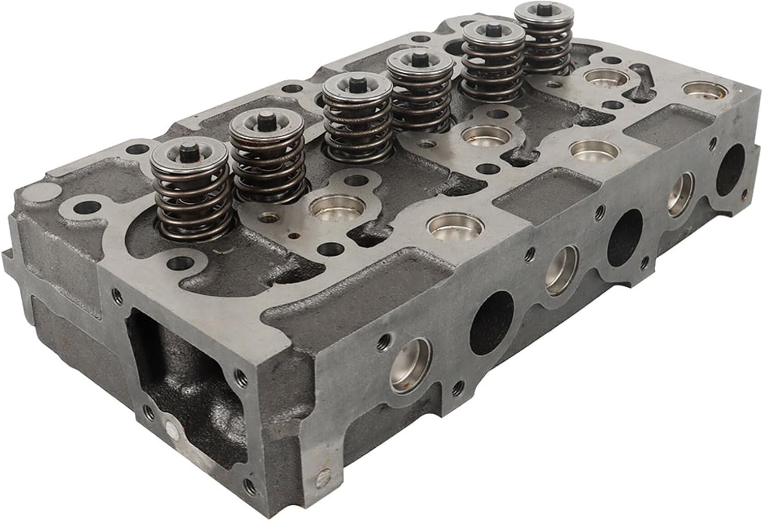 waltyotur Complete Cylinder Head 1552103040 Replacement for Kubota D1402 KH91 L2550DT L2550F with Gaksets Set 1552103044