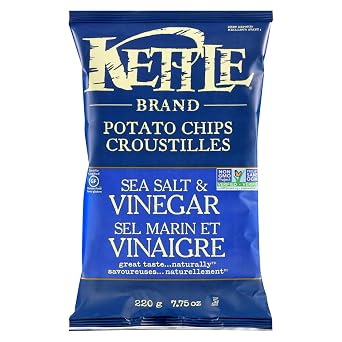 KETTLE FOODS Sea Salt And Vinegar, 220 GR