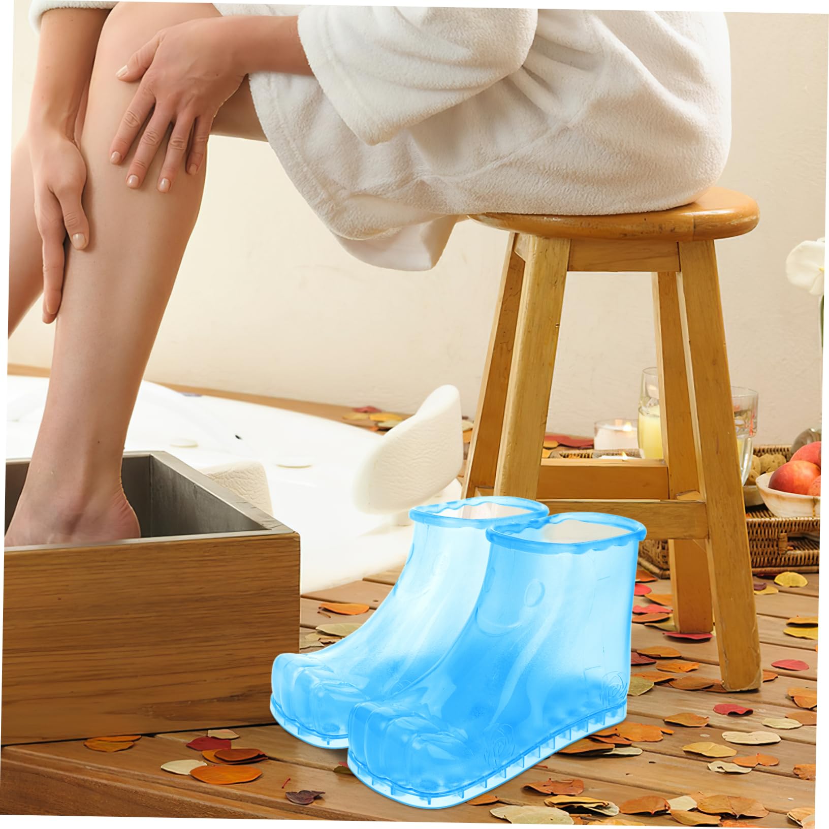 Vasca Per Pediluvio Spa Per Piedi Secchio Plastica Trasparente Per Pedicure Casa Rilassante e Facile