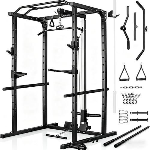 JEEKEE Power Rack LAT Pulldown Power product photo (Strength Machines) — ScooterReviewPro review