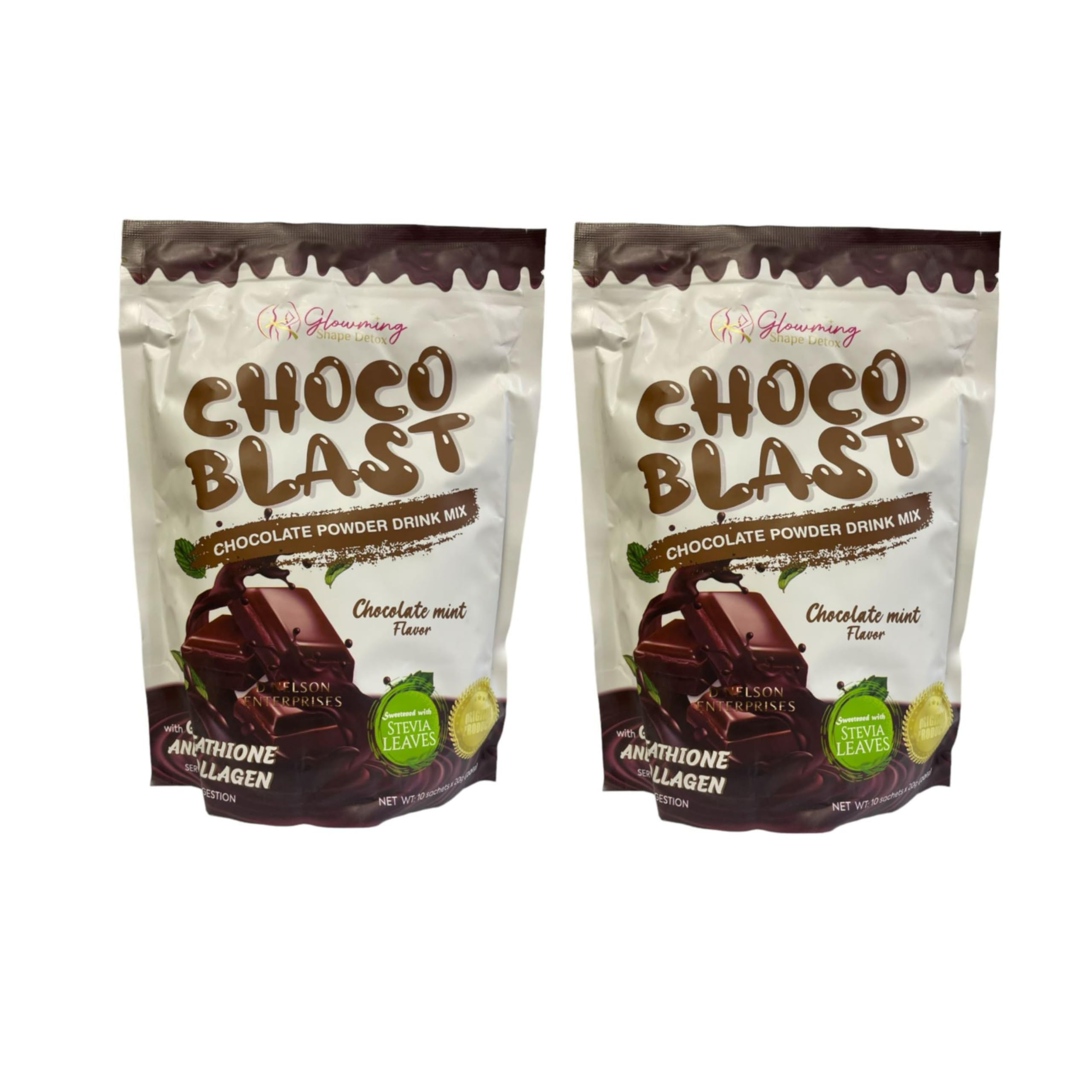 Generic20 Sachets Cris Cosmetics Choco Blast Chocolate Mint Flavor, 10 Sachets