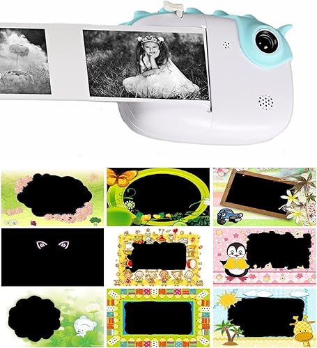 Miniatura 5 de Cámara instantánea para niños, cámara para niñas, pantalla táctil de 3.0 pulgadas, cámara digital para niños, impresión instantánea con 3 rollos de