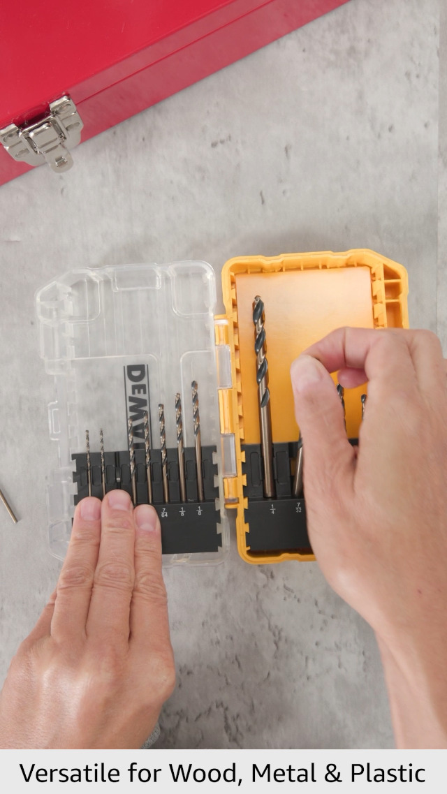 DEWALT 13-Piece Black Oxide Drill Bit Set with Pilot Point
