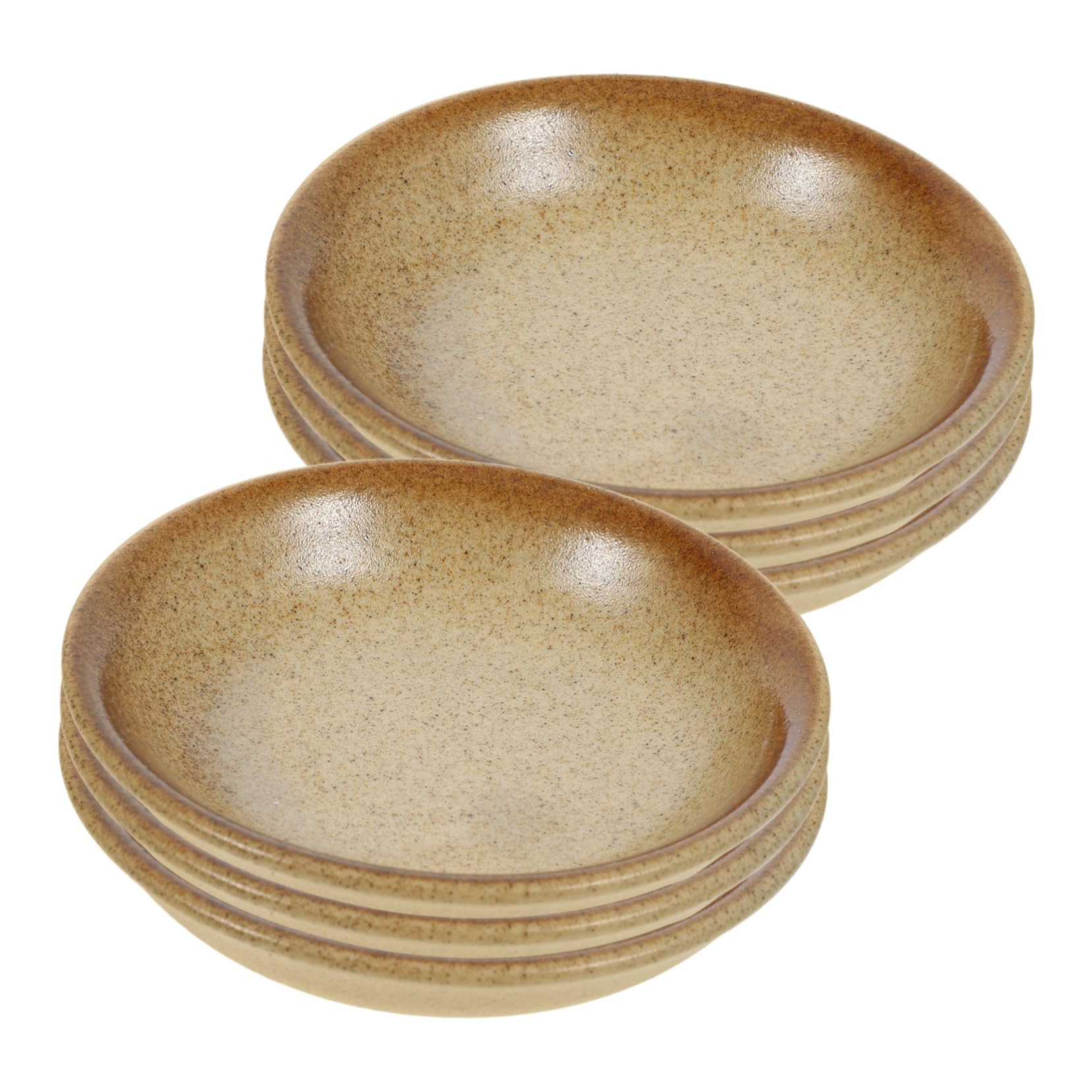 SOLUSTRE 6 Small Sauce Bowls Ceramic Sushi Plate Japanese Condiment Bowls Mini Dipping Sauce Trays Charcuterie Serving Set