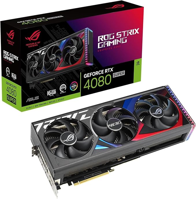 Asus ROG Strix NVIDIA GeForce RTX 3080 OC Edition Gaming Graphics Card (PCIe 4.0 10GB GDDR6X HDMI 2.1 DisplayPort 1.4a Axial-Tech Fan Design 2.9 Slot Super Alloy Power II GPU Tweak II)
