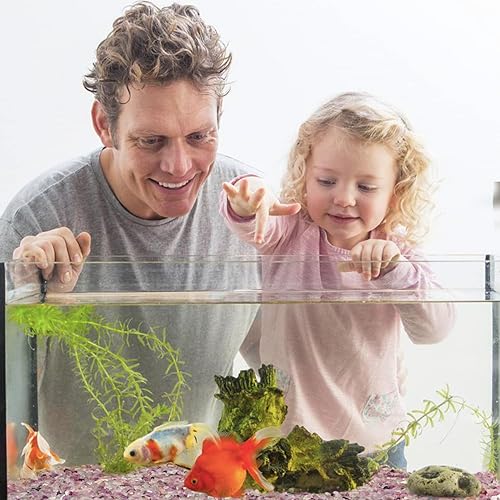 Miniatura 5 de Lainrrew Grava para acuario, rocas decorativas de fluorita de 2.2 libras, piedras de cristal decorativas, piedras de rosa, cristales de grava,