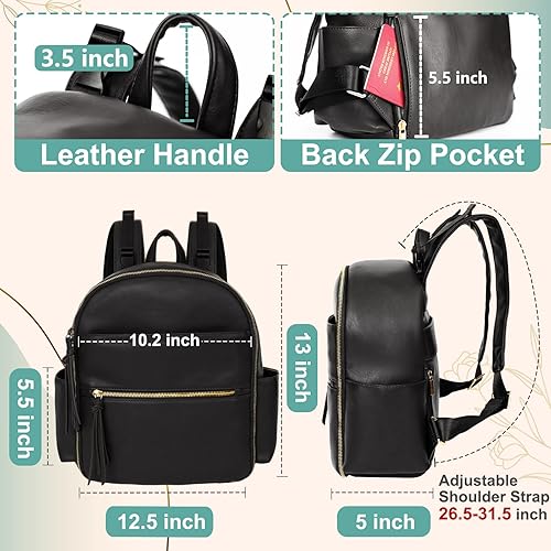 Miniatura 3 de MOMINSIDE Mini mochila para pañales, bolsas organizadoras de bolsas de pañales, bolsa de pañales pequeña, mini bolsa de pañales, organizadores de