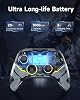 Control inalámbrico EasySMX X15 para PC, joysticks de efecto Hall | 2 botones traseros, batería de 1000 mAh, gamepad para Windows PC, Steam, Switch, Android, negro de EasySMX 7