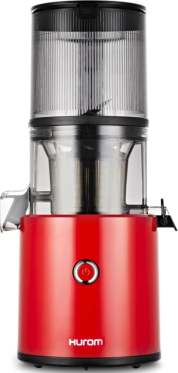 Hurom H300 Hurom Slow Juicer, Automatic System, Easy Clean Filter, Easy to Use, Juicer, BPA Free, Detox Juices, Red