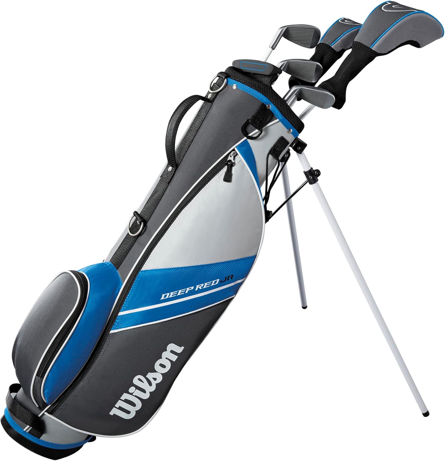 WILSON Teen and Junior Deep Red Complete Golf Package Sets - Right Handeded, Stand Bag