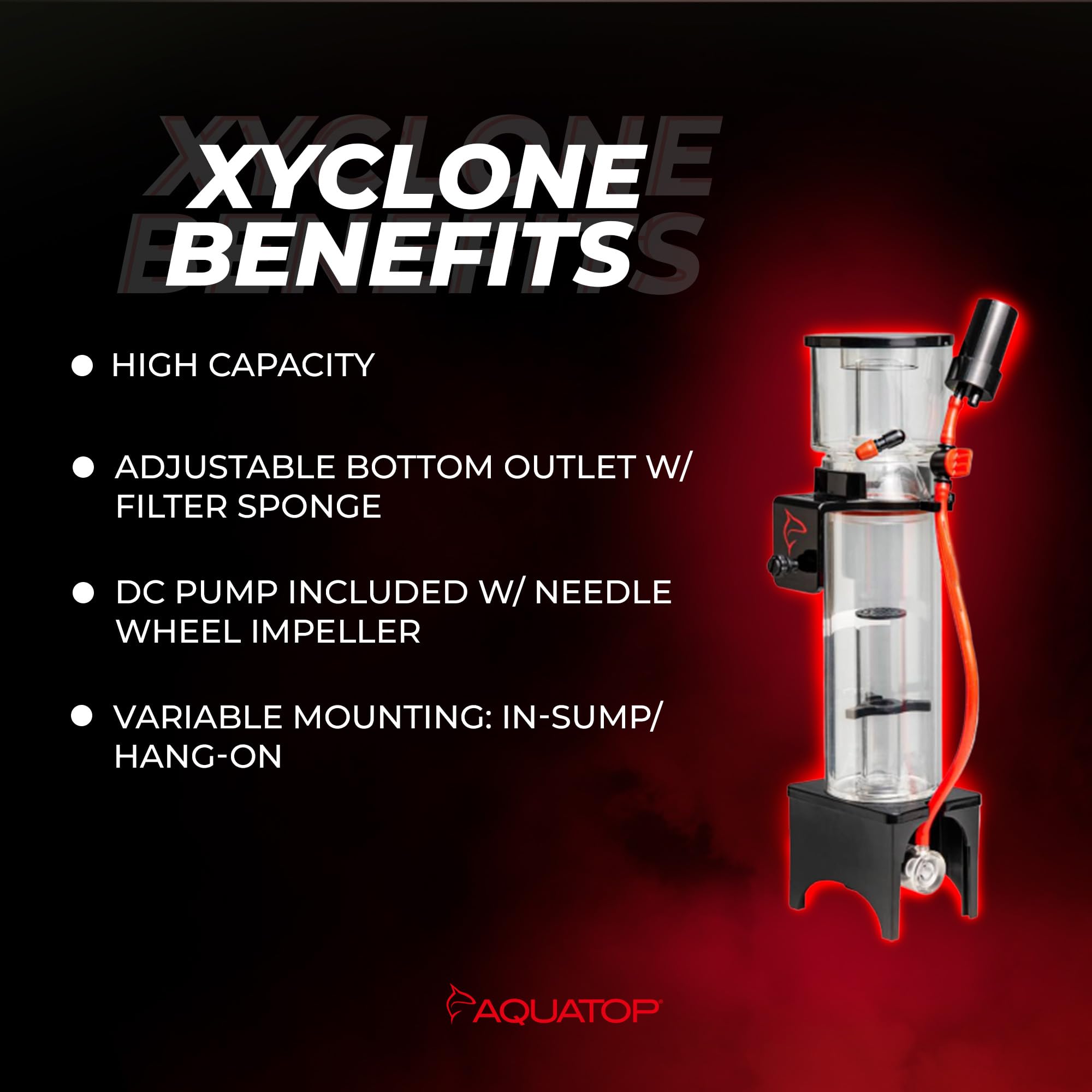 Amazon.com : Aquatop Xyclone Mini DC Protein Skimmer – Filtration