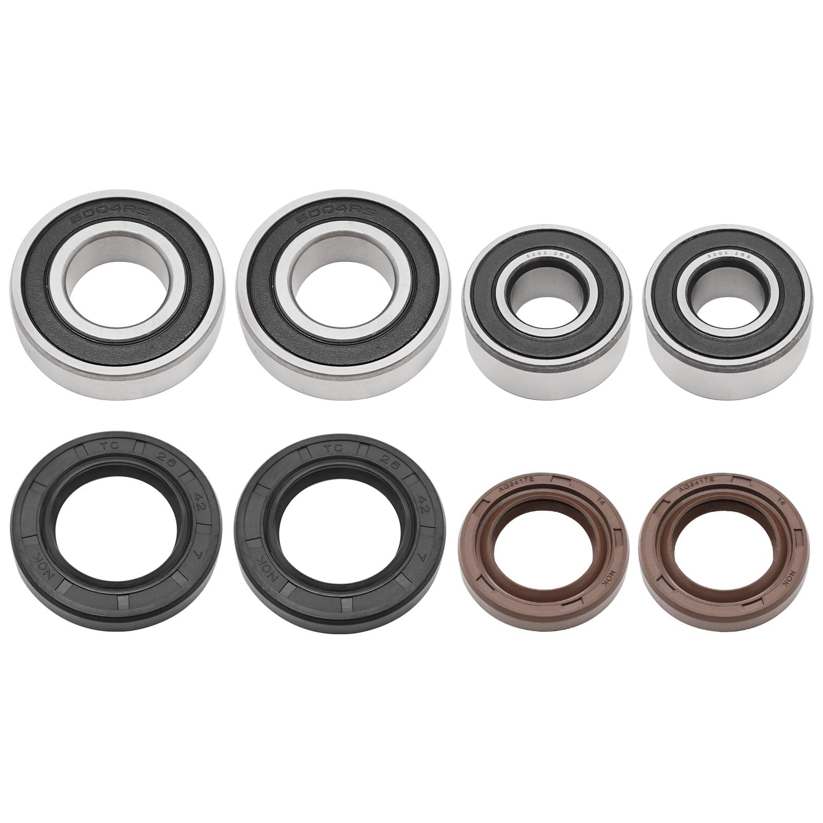 Cuscinetti e paraoli mozzo ruota anteriore per Suzuki LTR 450 LTZ 250 LT 230 LT 250 LT 500 QuadRacer 250 450 500 QuadSport 230 250 400 QuadRunner 230