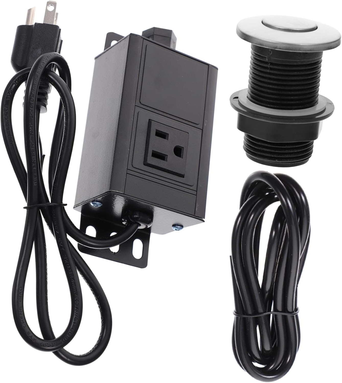 Vaguelly 1set Garbage Disposal Air Kit Module Easy Install Replacement for Waste Disposer Compatible Brands Us