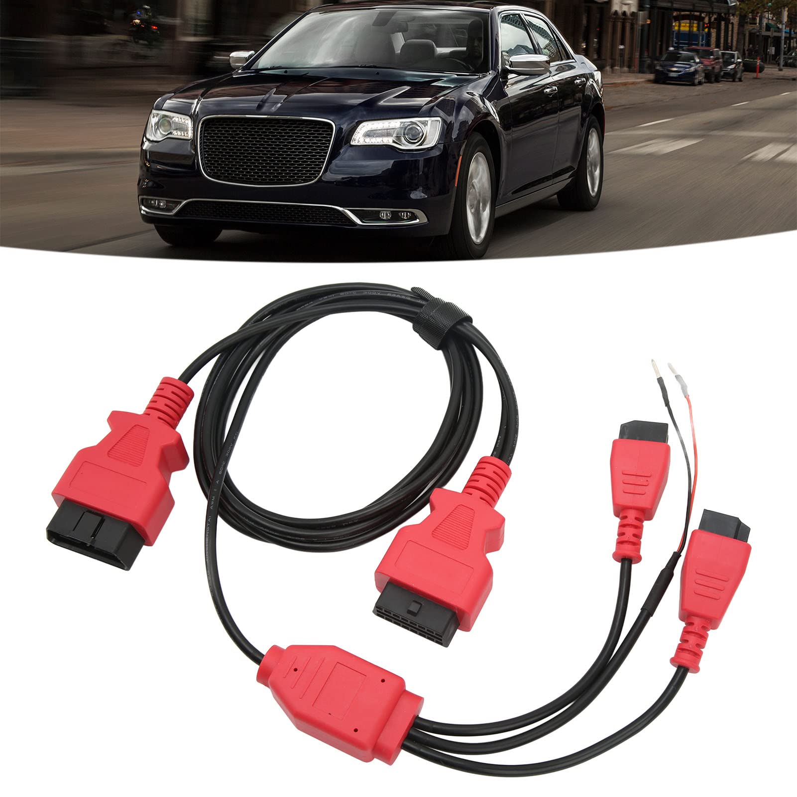 Cavo di Bypass Diagnostico Universale OBD2 con Adattatore 12 + 8 Connettore per Tutti i Veicoli FCA, Strumenti