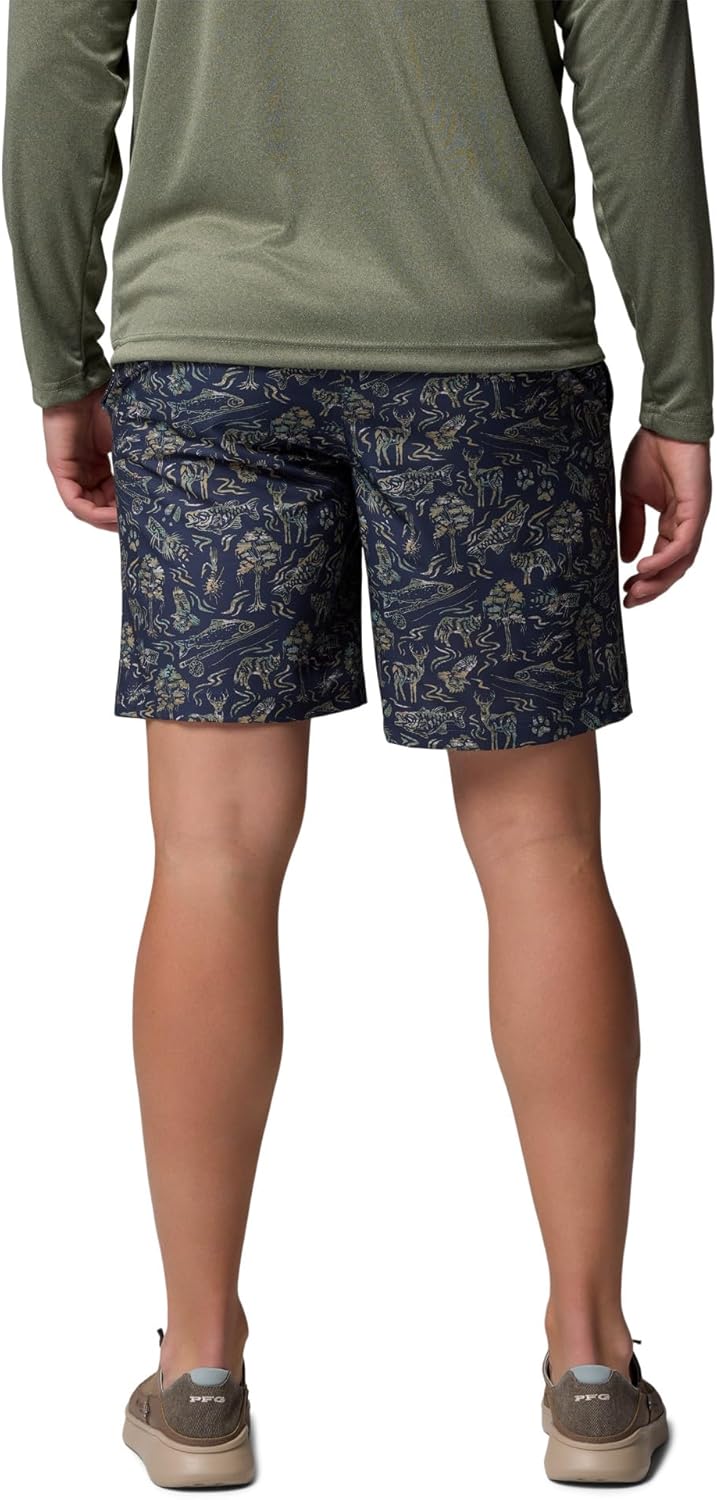Columbia Mens PFG Rambler Printed Water Short, Nocturnal Guadalupe, Medium x 6 - Image 2