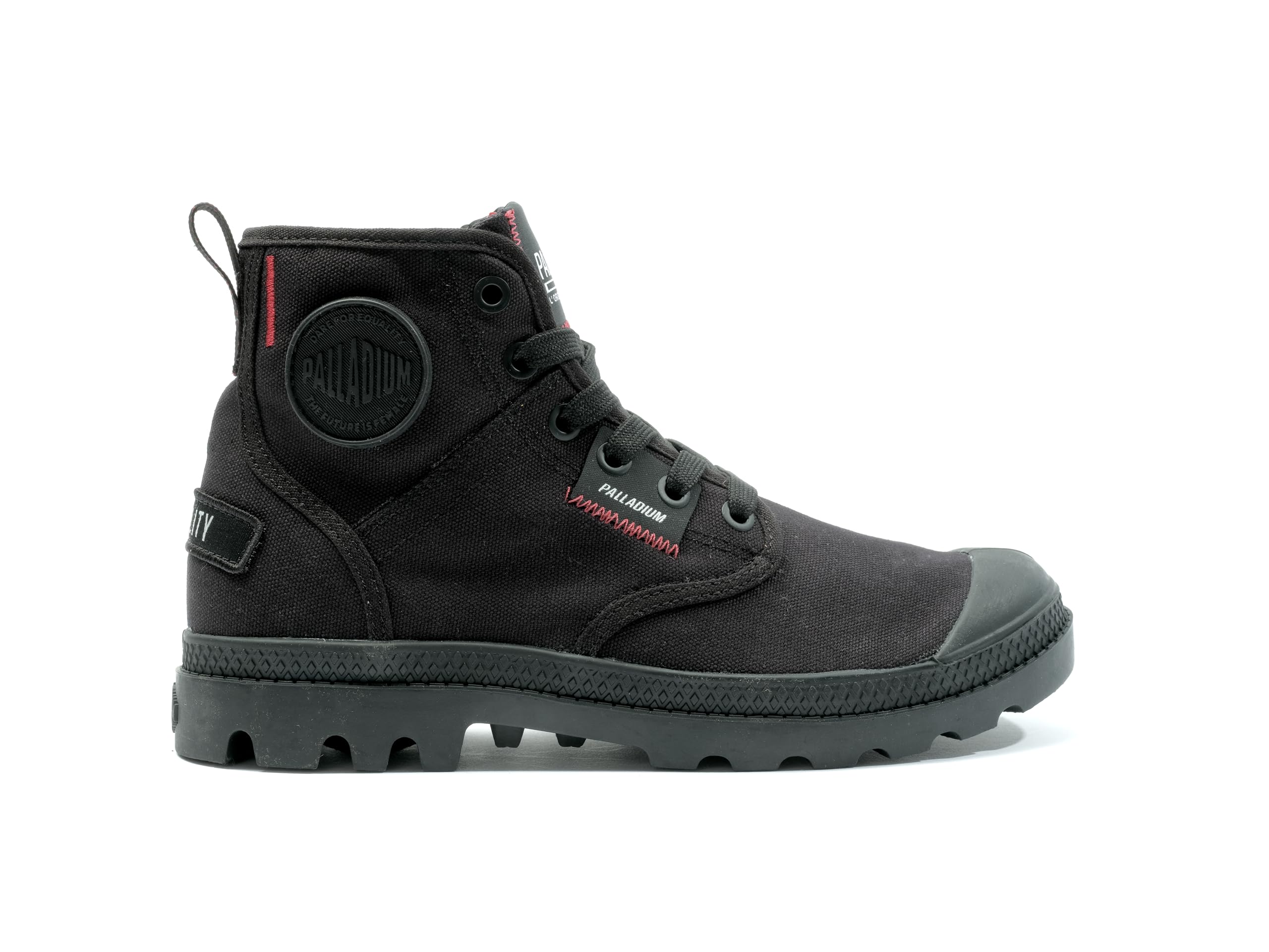 Palladium Unisex Pampa Hi Patch Trainers, black, 36 EU