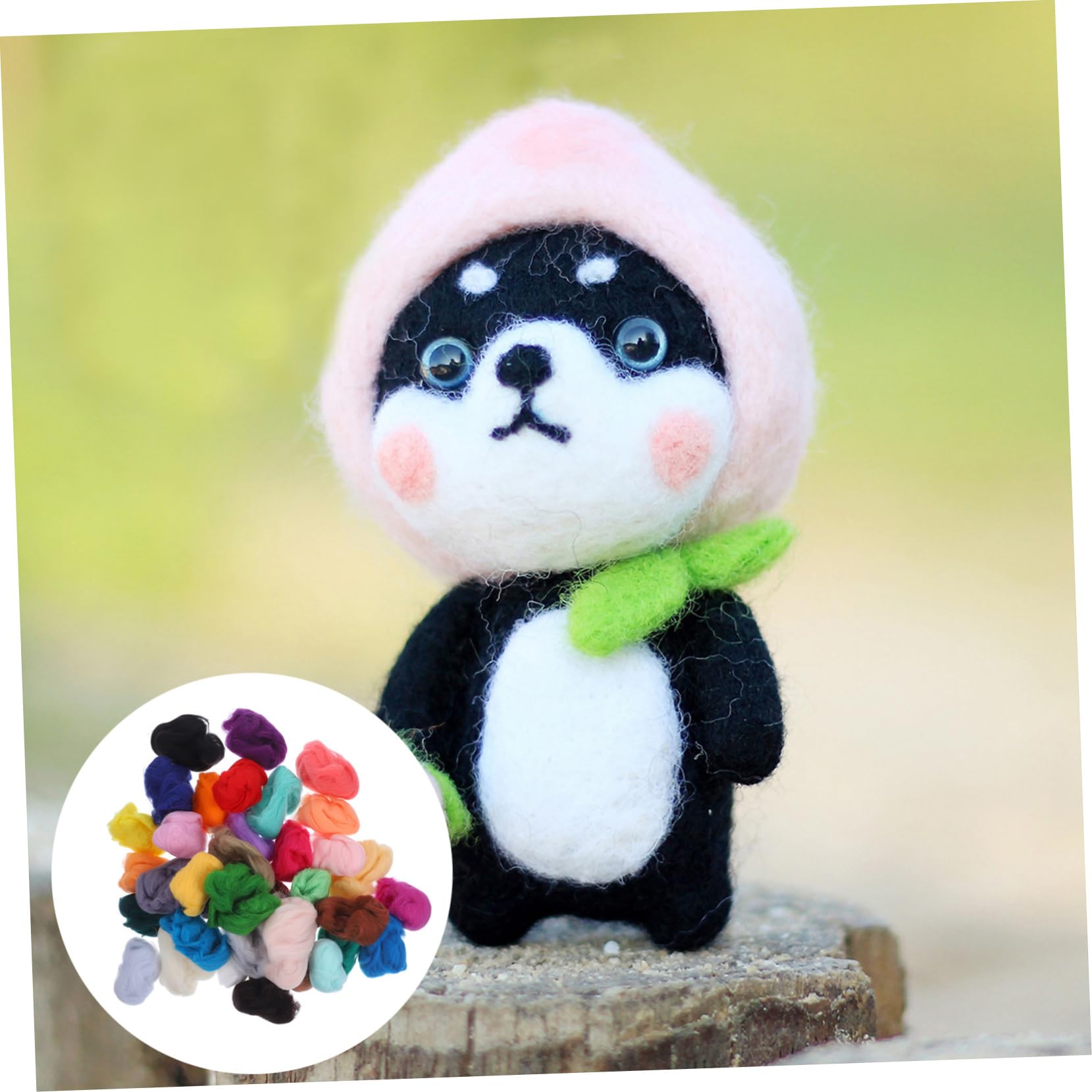 NUOBESTY 72stücke Filzwolle Für Nadelfilz Bunte Bastelmaterialien Hochwertige Schafwolle Für Kreative Projekte Geeignet Für Dekoration Spielzeug Und