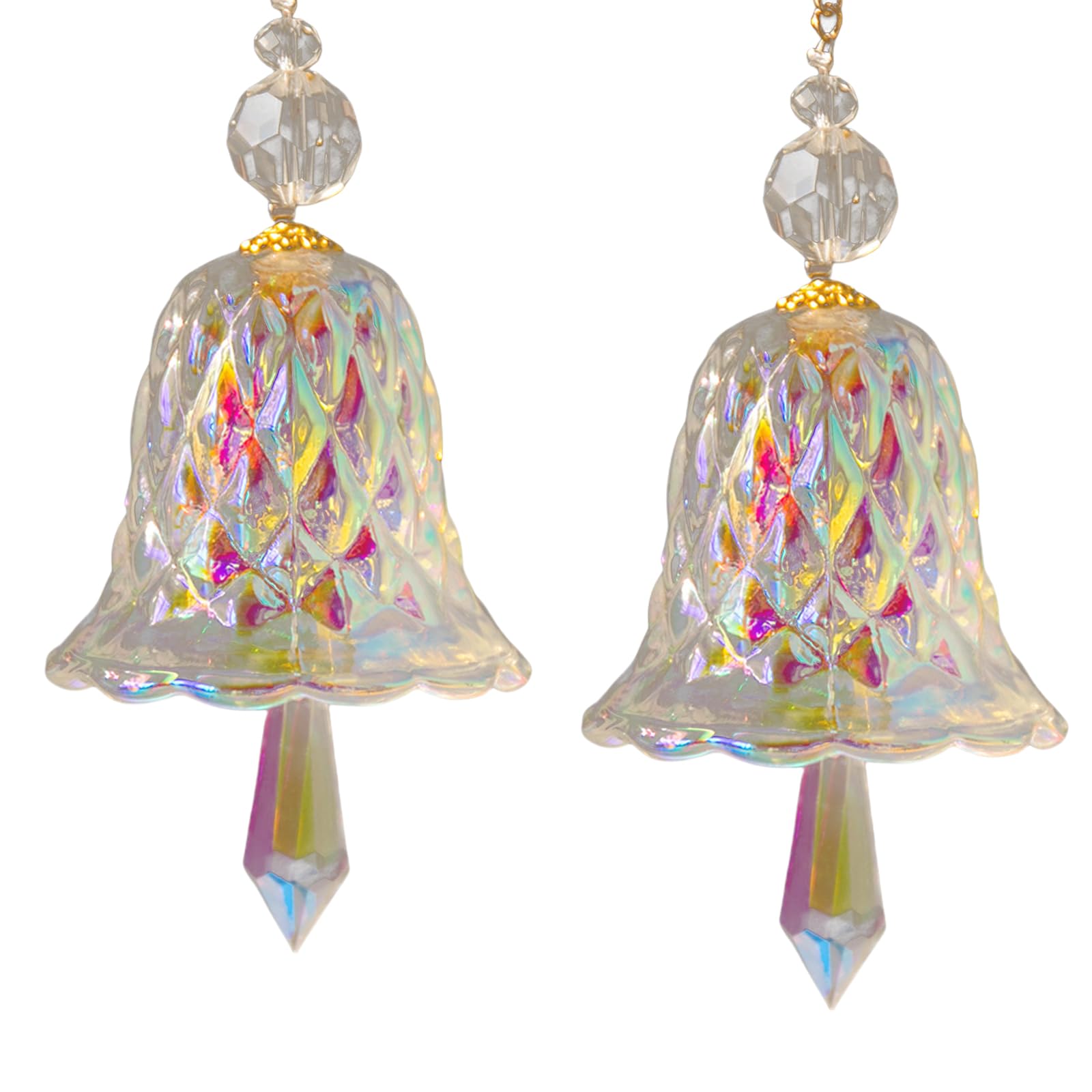 Carillons à vent en cristal coloré pour égayer un intérieur sombre et triste
