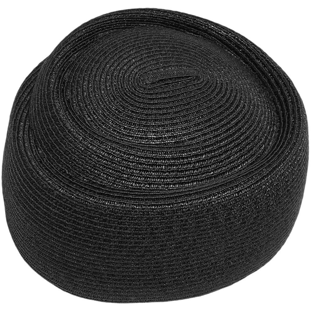 Fituenly Women's Straw Beret Hat, Vintage French Artist Cap, Summer Sun Hat Travel, Painter Hat for Church Derby Party, Casual Vacation Fedora Pillbox