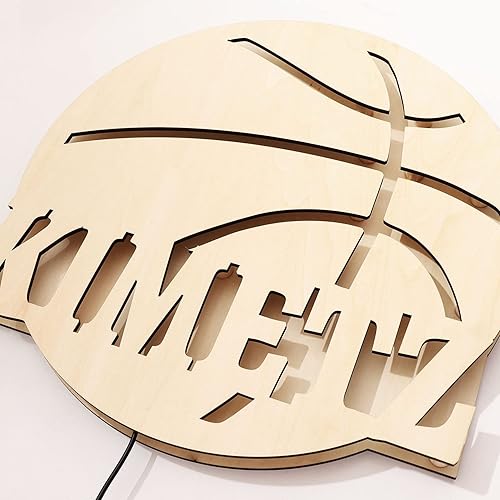 Miniatura 2 de Letrero de neón de baloncesto personalizado, Signo de nombre de baloncesto, Letrero de neón de baloncesto, Letrero de pelota de baloncesto, Letrero