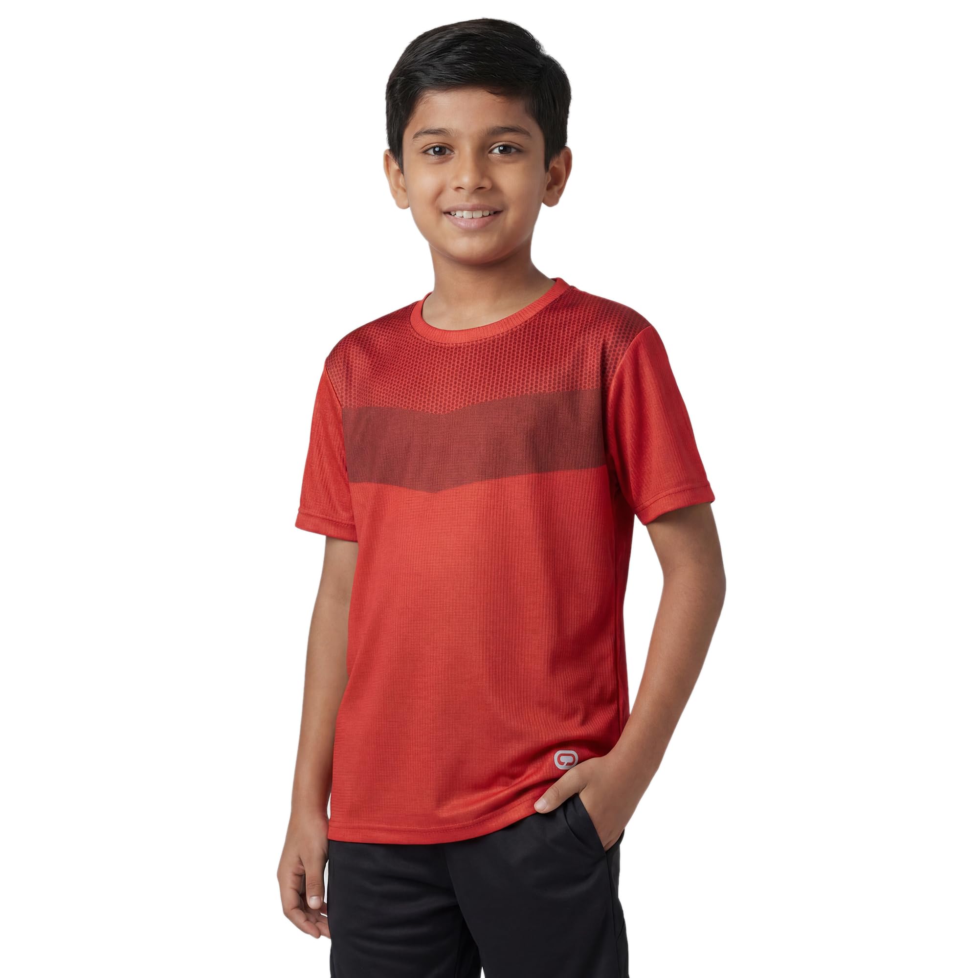 Qiddo Sports Boys Solid with Design Regular T-Shirt-picture-27