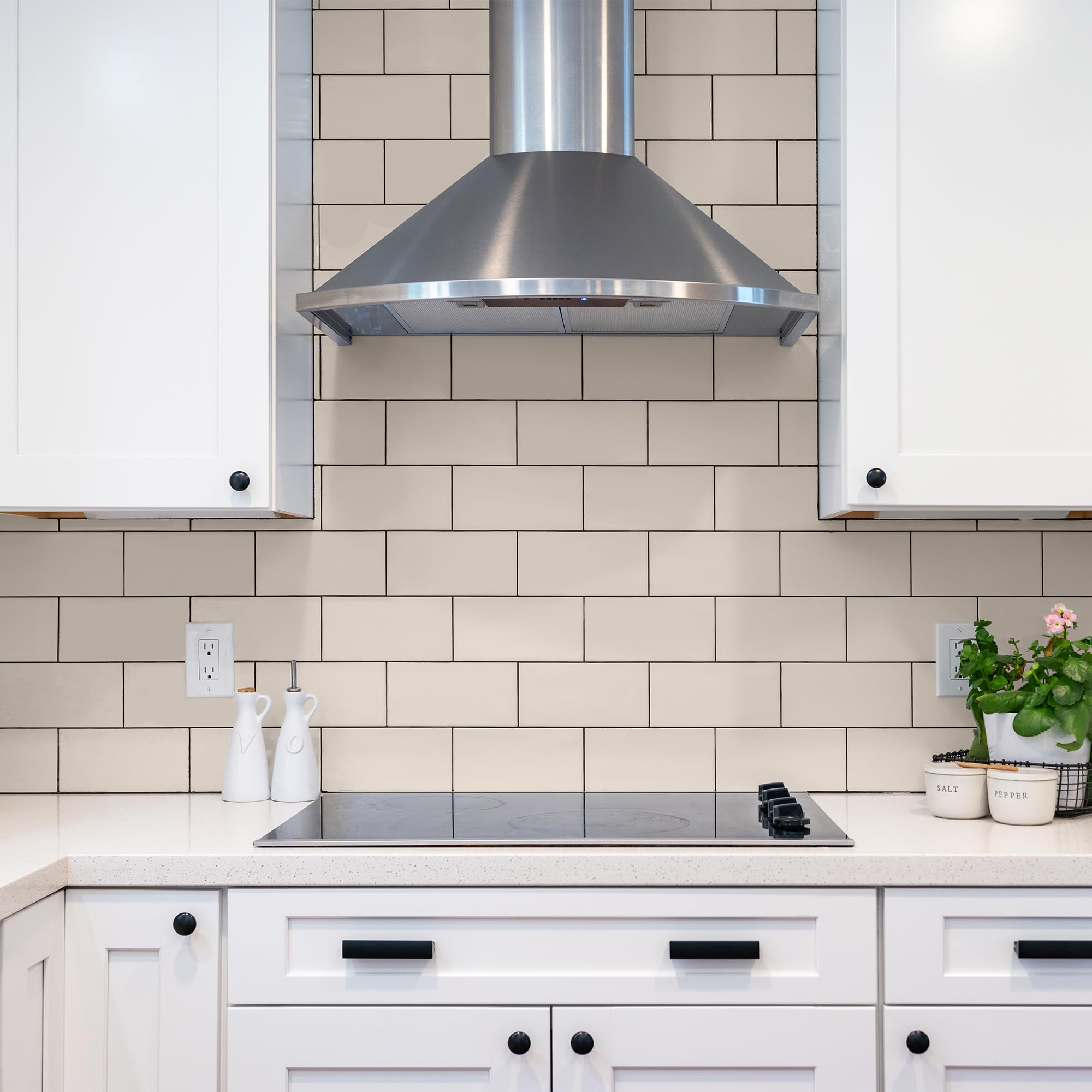 EPODEX 2K Vernice per piastrelle CON ACCESSORI, vernice epossidica per cucina, bagno e altri ambienti, per piastrelle da aarete e pavimento - 1,8kg - 7m² per 2 mani - Peach - Pastel