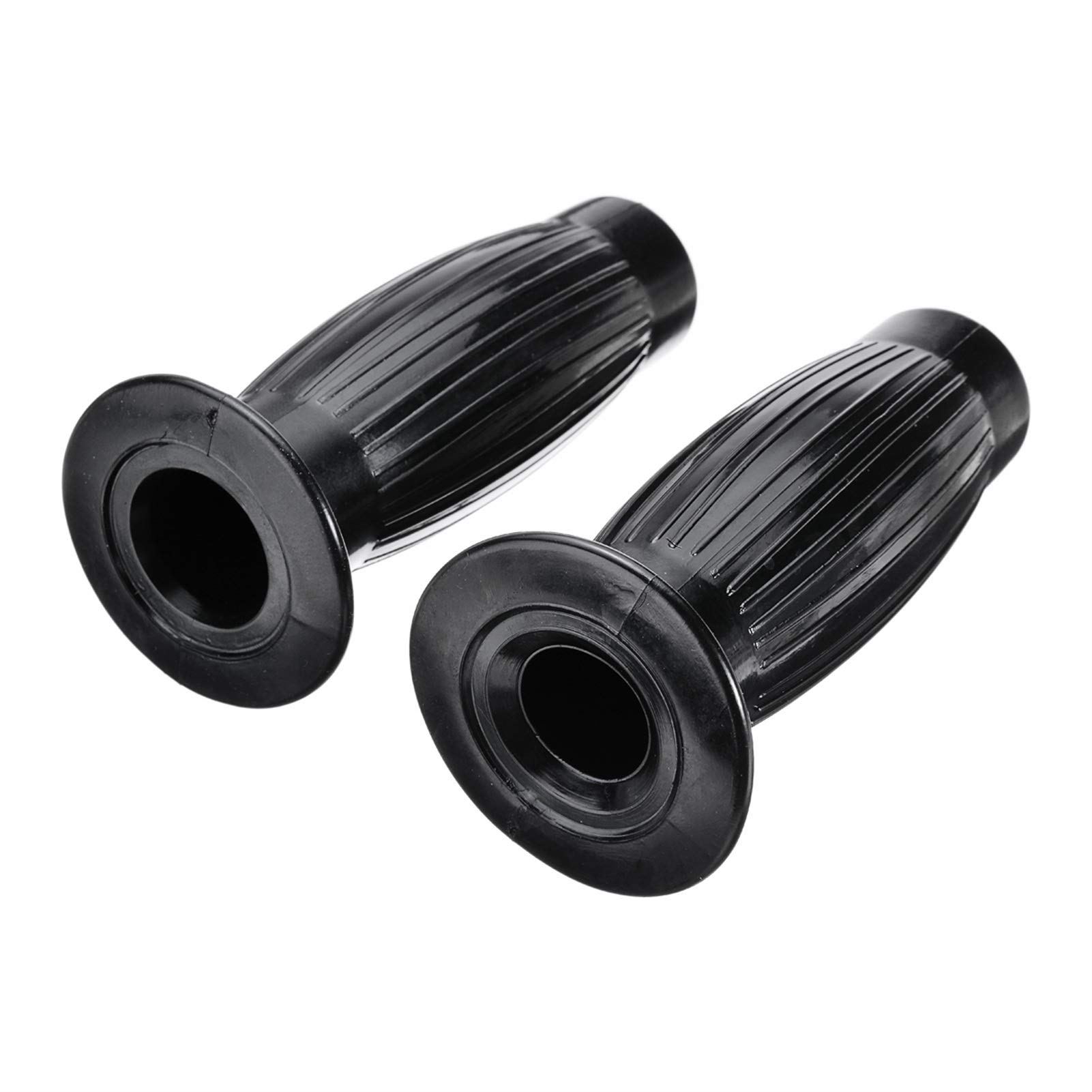 Lenker 2pcs 7 / 8in Motorcycle Scooter Lenker Handgriffe Schwarz Gummi Kunststoff 5 Zoll Länge Für T-riumph T150 Für N-Orton Für C-ommando