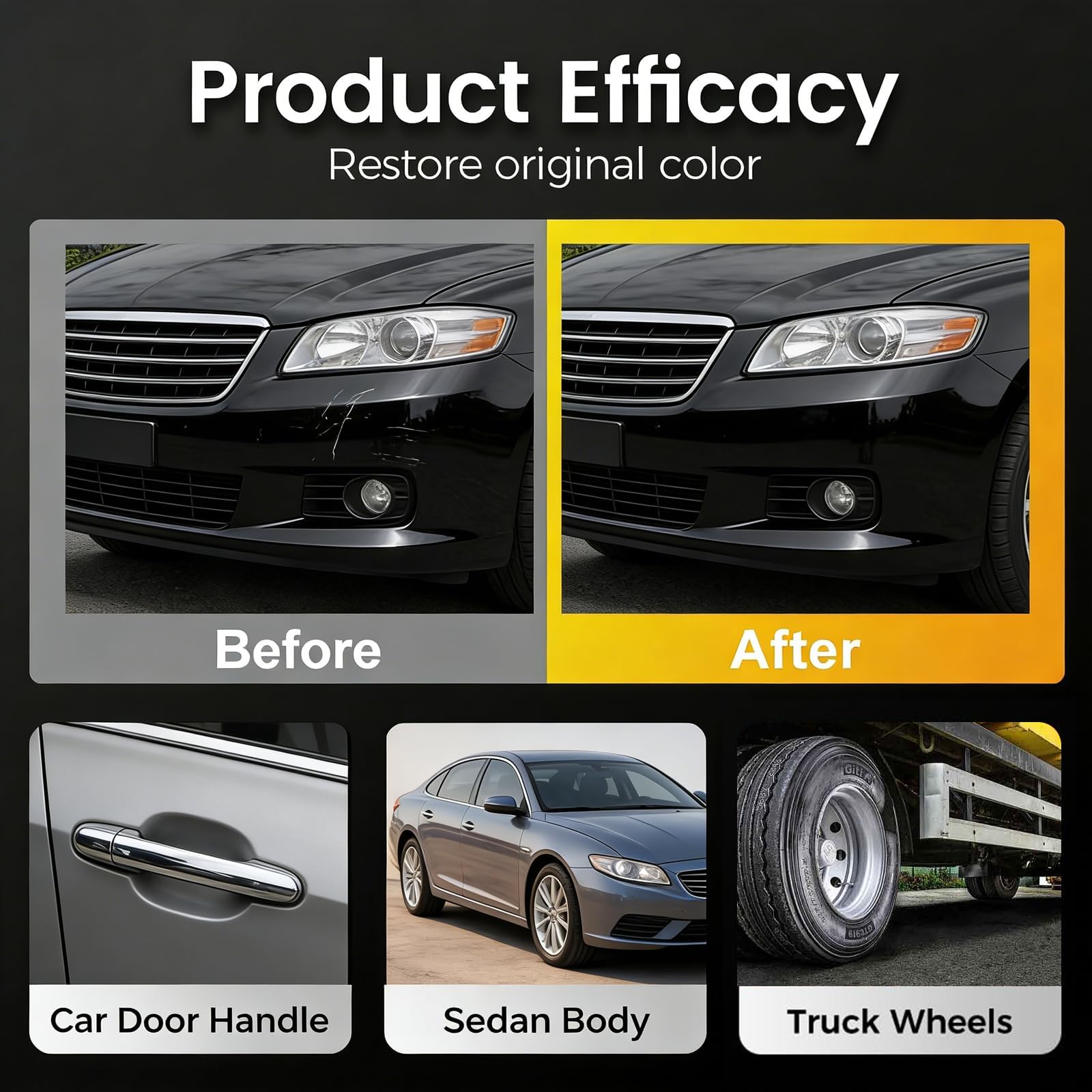 Car Scratch Remover, 2026 New Paint Rapid Scratch Remove, Car Scratch Repair Paste, 120 ml Scratch Removal Wax, with Wipe Sponge, Shallow Scratches Car Polish for All Paint Types (1 PCS) — view 5