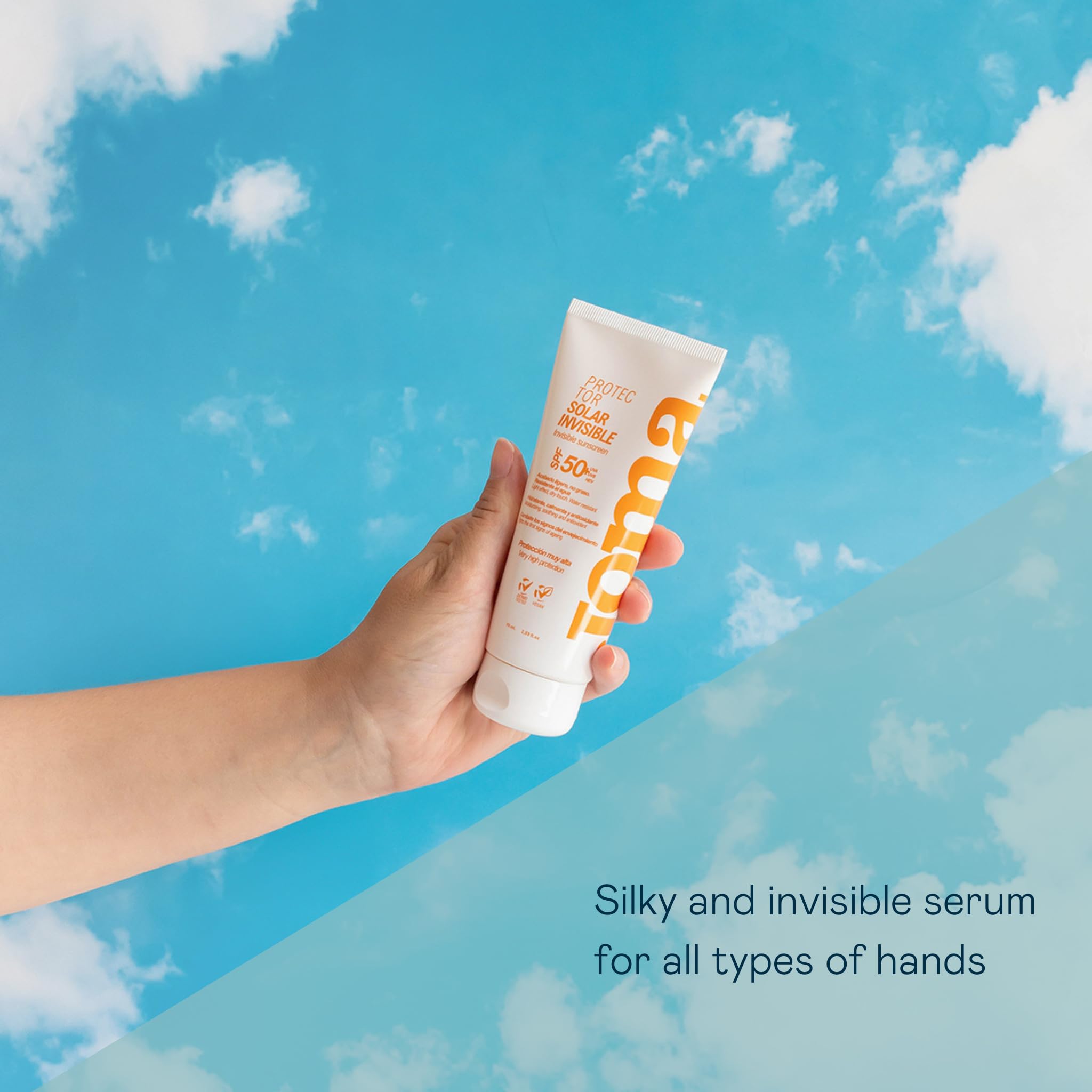 Valquer Invisible Facial Sun Serum SPF 50+ for athletes. Antioxidant and anti-aging protection. Deep hydration and water resistance - Image 3