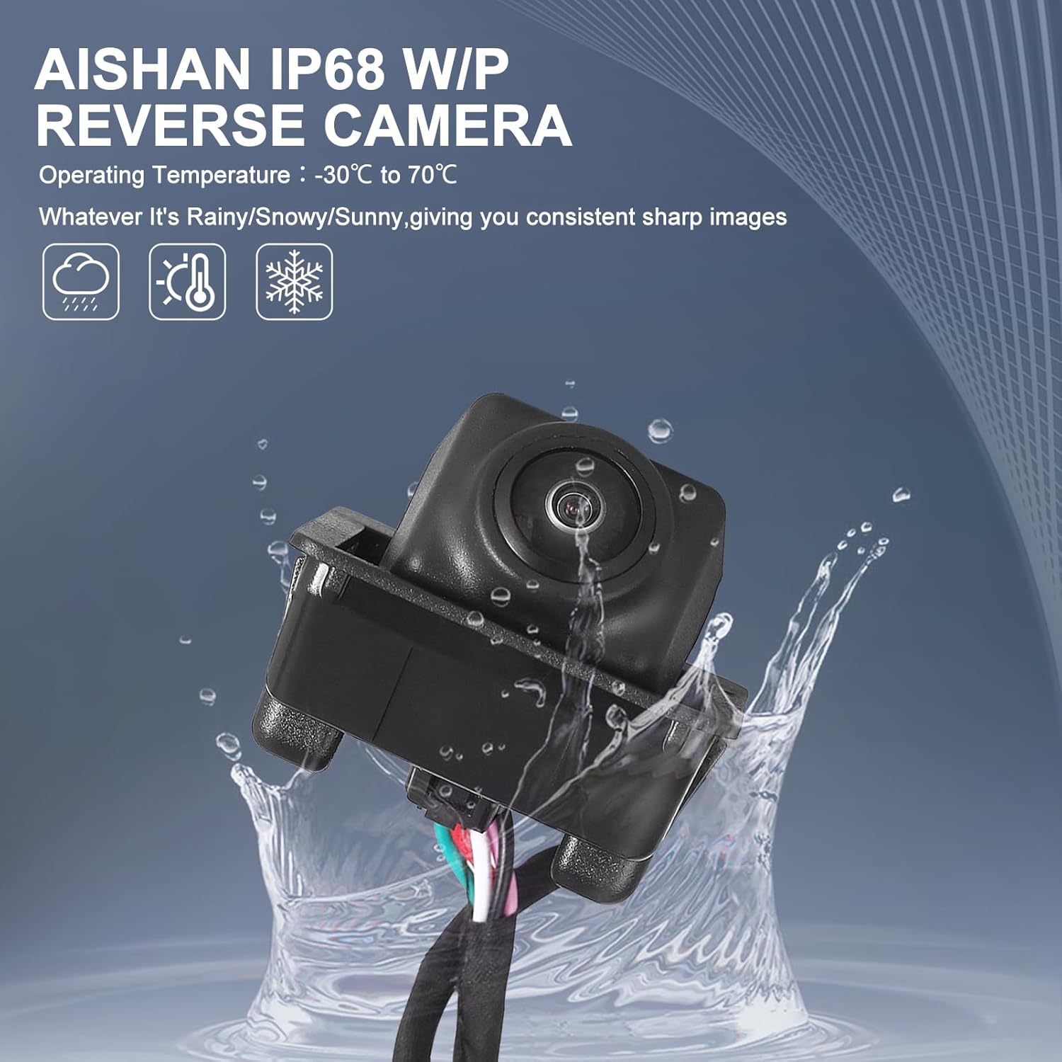 Rear View Backup Camera Parking Assist Camera Compatible with Cadillac XT5 2017 2018 2019 3.6L V6 Replace# 84092887