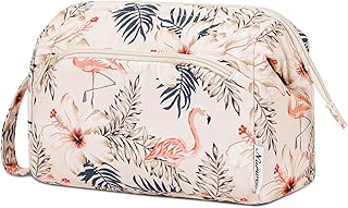 Narwey - Bolsa de maquillaje grande con crema...