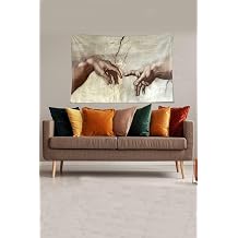 Ontheclouds Beyaz Ademin Yarat l  Leke Tutmaz Kadife Kuma  Duvar  rt s  Duvar Hal s  Tapestry, 100 x 140