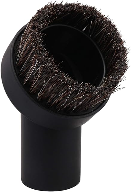 Inner Dia 32mm Black Horse Hair Plastic Round Brush for Vacuum Cleaner Small Accessories