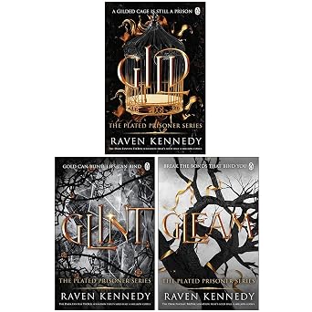 The Plated Prisoner Series Collection 3 Books Set By Raven Kennedy Gild, Glint, Gleam