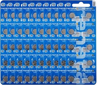 Renata 394 SR936SW Batteries - 1.55V Silver Oxide 394 Watch Battery (100 Count)