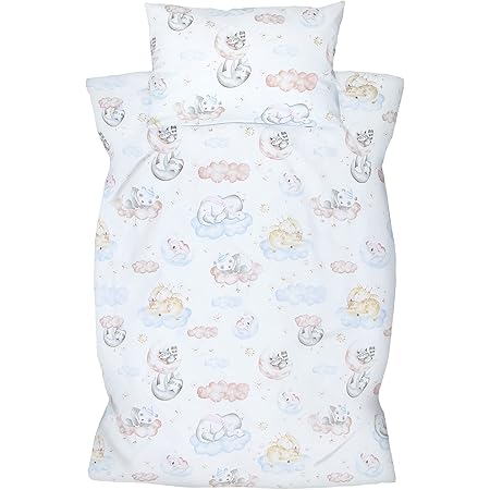 Kinderbettwäsche Set 100x135 - Jersey Baumwolle OEKO-TEX Mit Kissenbezug