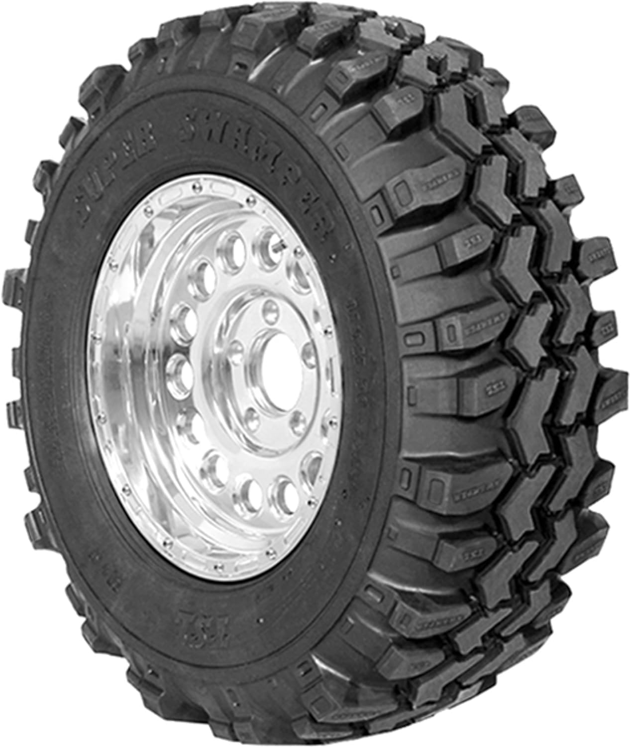 Interco Tire Company 34X10.50-17Lt 8 Ply Black Sidewall Super Swamper Ltb-Nylon Bias - LTB-09