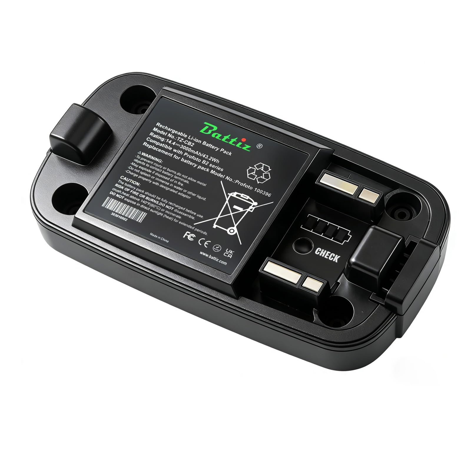 Amazon | BATTIZ Profoto B2 250 AirTTL用交換用バッテリー、100396