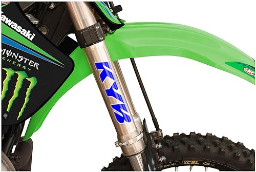 Miniatura 2 de KYB - Adhesivos para horquilla Mx Dirt Bike (compatible con todas las bicicletas), color azul transparente
