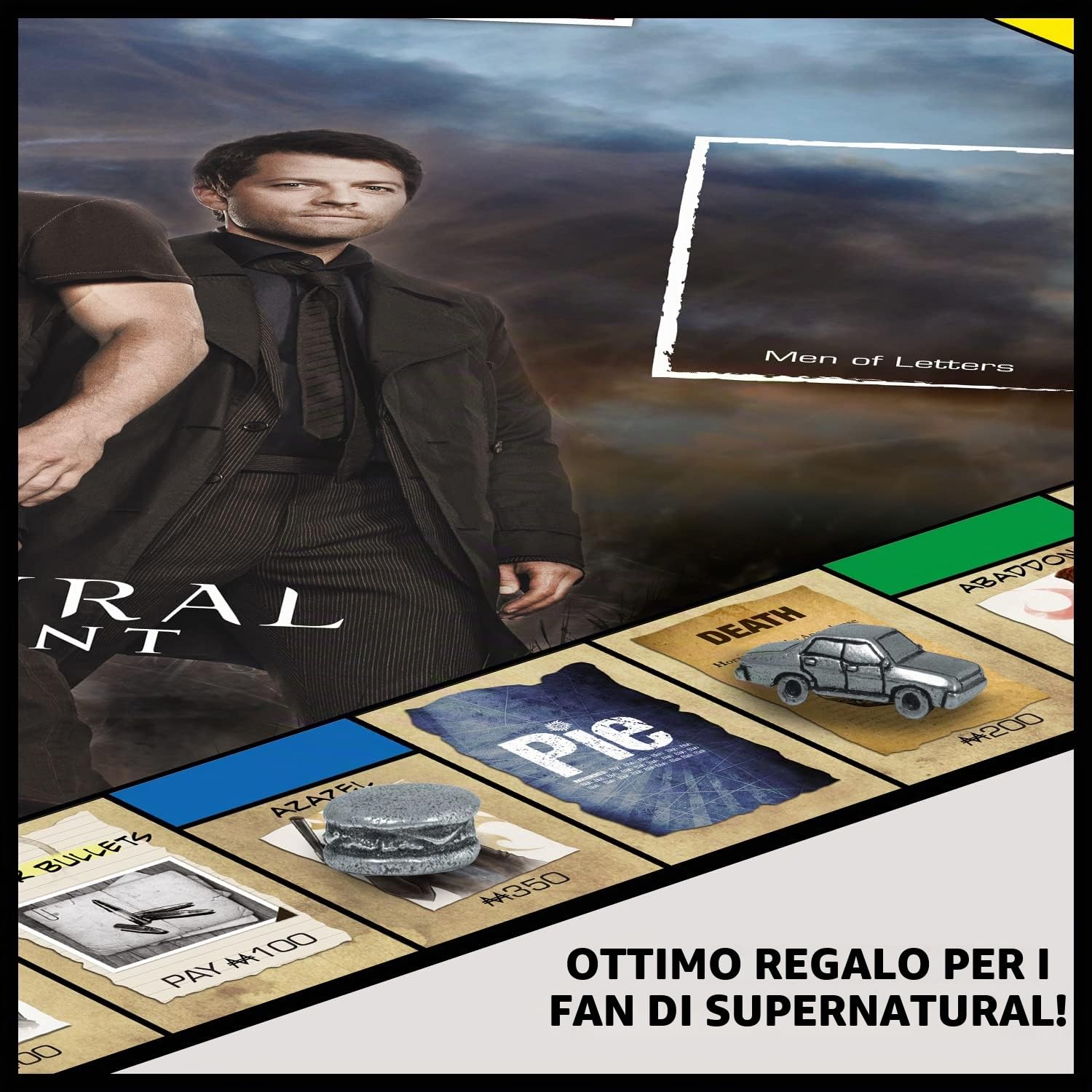 Winning Moves MONOPOLY Supernatural, Gioco da Tavolo per 2-8 Giocatori, Età 16+