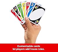 Vista 5 de Mattel Games UNO - Juego de cartas en lata de viaje y almacenamiento para niños, adultos y noches y fiestas familiares, baraja accesible