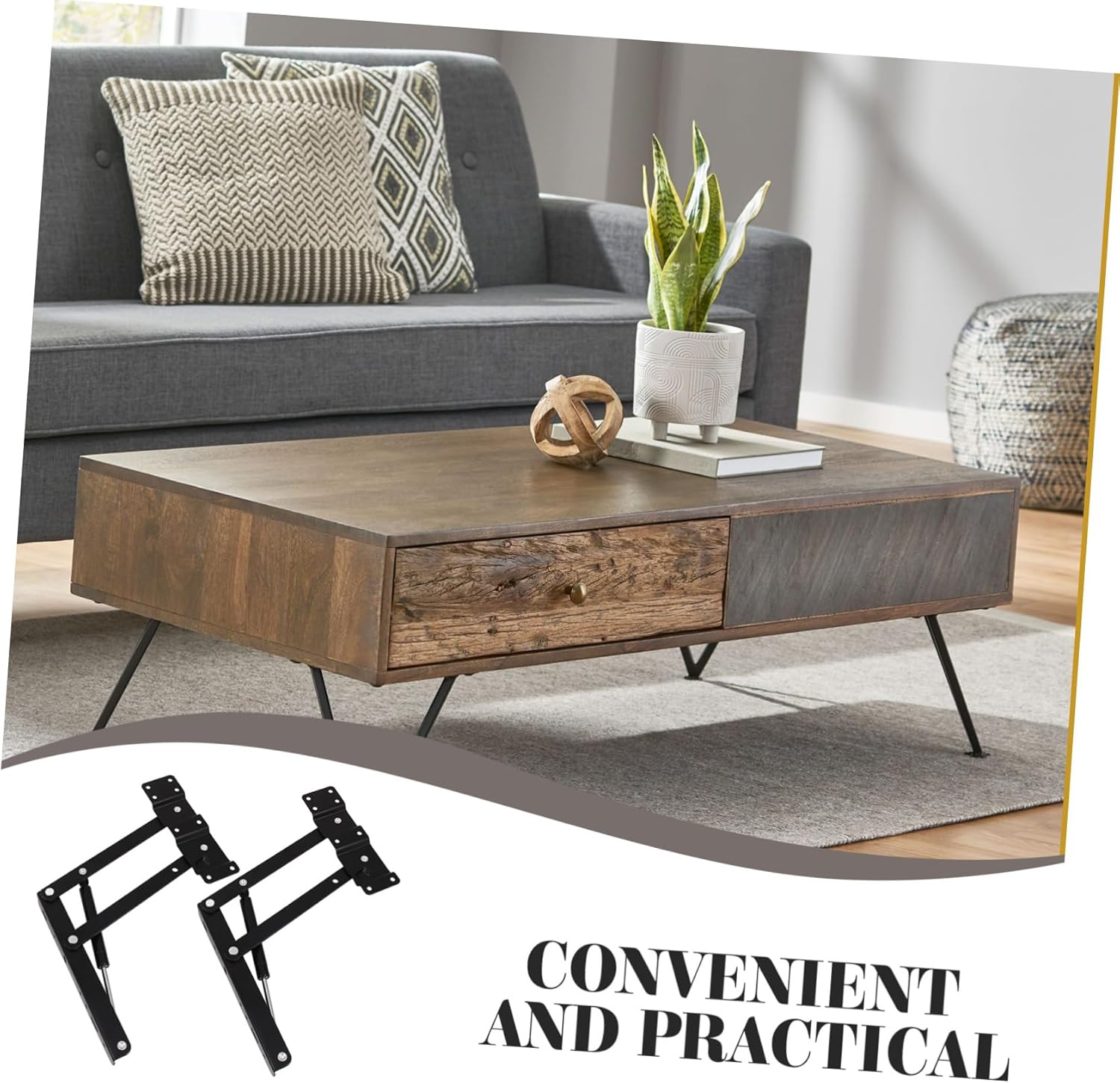 Collapsible Shelves Brackets Bracket Cabinet Shelves Hardware Furniture Foot Space Saving Design Easy Assembly