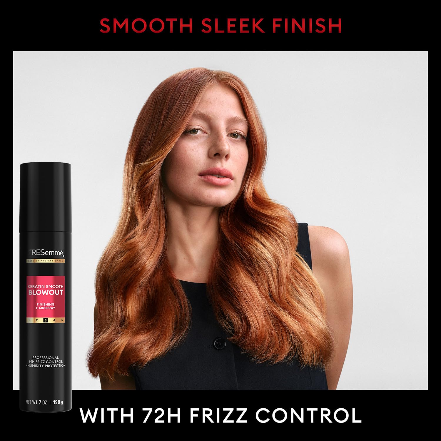 TRESemmé Keratin Smooth Blowout Hair Styling Bundle with Mousse and 3 Sprays