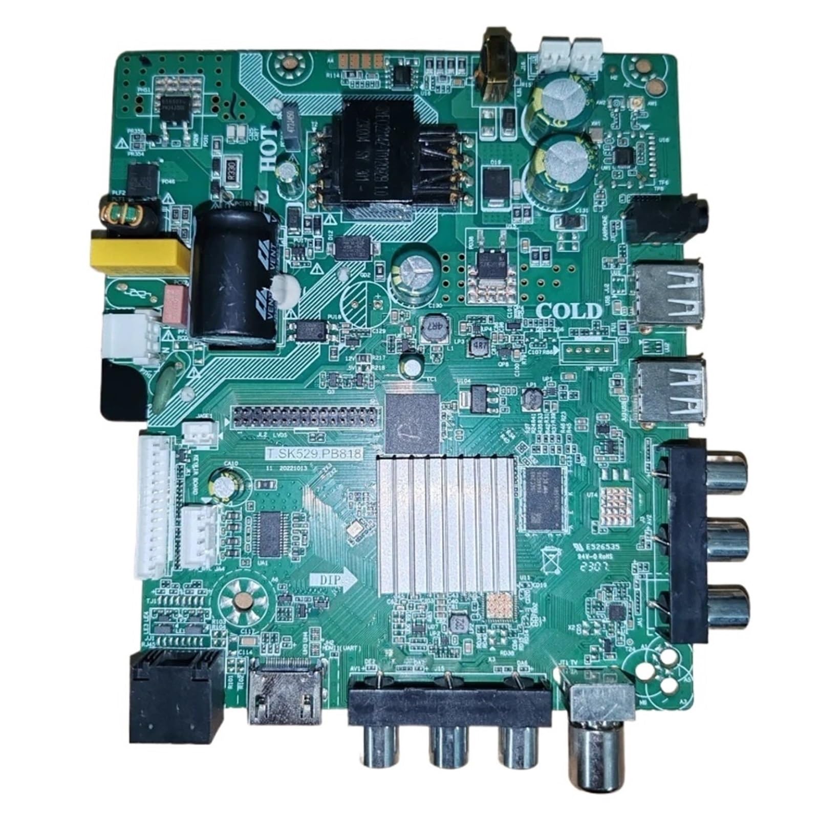 Zamiennik Telewizora T.SK529. PB818 Sieć WIFI 3 W 1 Android TV Płyta Główna 32-80 V 420MA Części Zamienne Do Telewizora