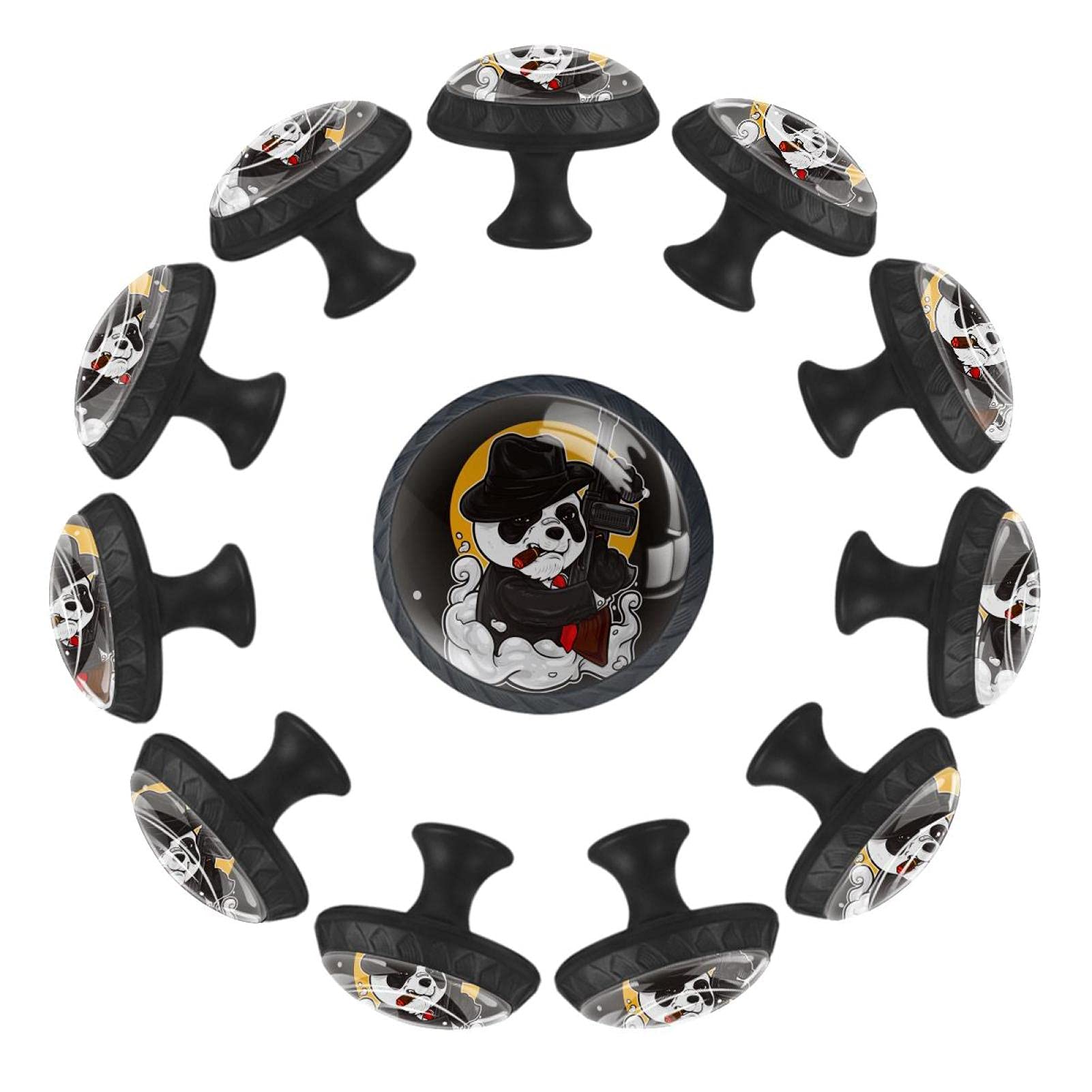 Boutons de tiroir panda de 35 mm pour réparer une commode enfant
