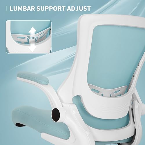 Miniatura 6 de Misolant Silla de oficina alta para escritorio de pie, silla de dibujo con anillo para el pie, silla de dibujo de oficina reclinable, silla de