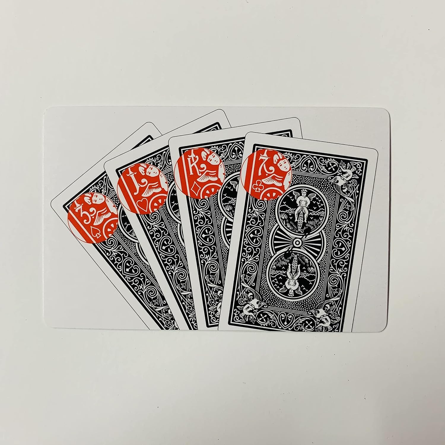 WIZERDY Marked Deck Bicycle Design - Spy Marked Playing Cards for Magic Tricks | Bridge Size | Includes Red-Blue Double Back Card & Instructions | Magic Trick Props for Magicians & Kids (Blue) - Image 4 thumbnail