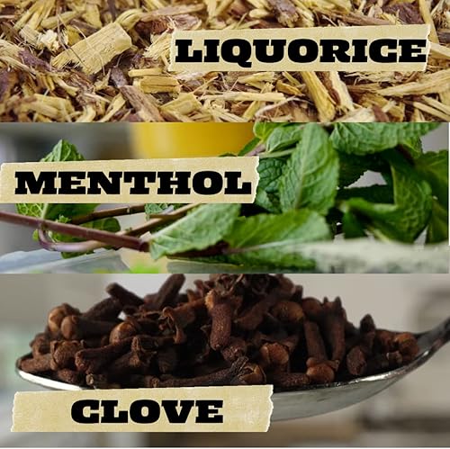 Miniatura 3 de govedic Mentas védicas  Pastillas ayurvédicas de menta ayurvédica para dolor de garganta, irritación de garganta, tos de fumador y cantantes voz